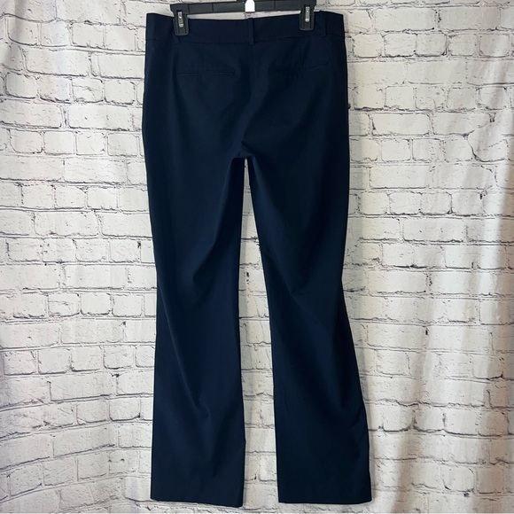 Ann Taylor Signature Women’s Flare Dress Pants Dark Navy Size 8 - Picture 2 of 5